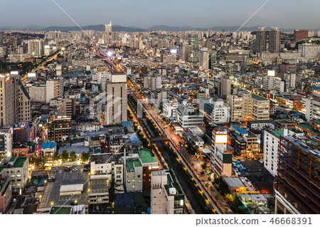 Seoul night view Seoul night view 46668391