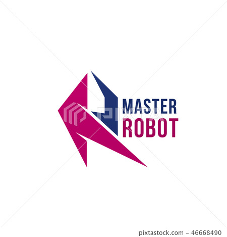 Master robot vector letter R icon - Stock Illustration [46668490] - PIXTA