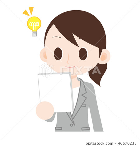 看通過文件的女性僱員好想法 46670233