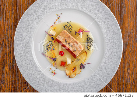 delicious apetizer with fresh vegetable and herbs delicious apetizer with fresh vegetable and herbs 46671122