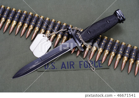 ammunition belt on US AIR FORCE uniform ammunition belt on US AIR FORCE uniform 46671541