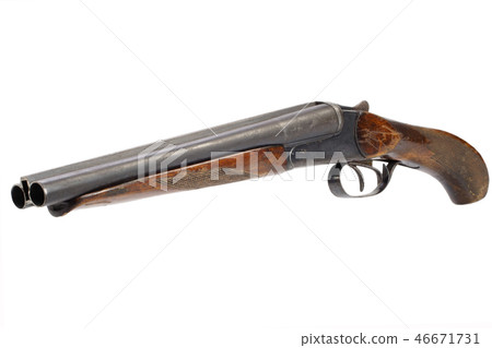 Crime gun - sawn off shotgun 46671731