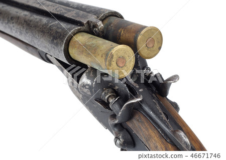 Crime gun - sawn off shotgun 46671746