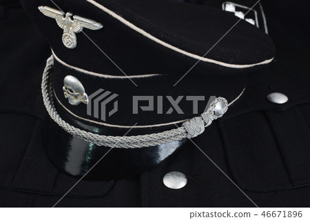 WW2 German nazi SS military black uniform WW2 German nazi SS military black uniform 46671896