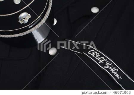 WW2 German nazi SS military black uniform 46671903