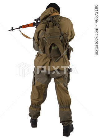 insurgent sniper with SVD sniper rifle insurgent sniper with SVD sniper rifle 46672190