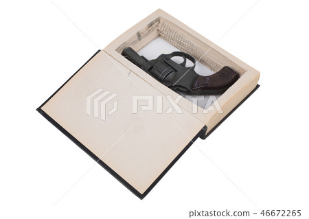 revolver gun hidden in a book revolver gun hidden in a book 46672265