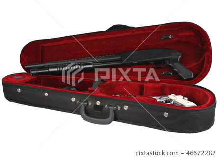 weapons with cartridges in violin case weapons with cartridges in violin case 46672282