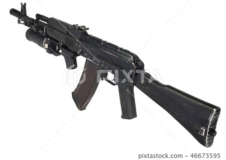 modern kalashnikov AK 74M assault rifle modern kalashnikov AK 74M assault rifle 46673595