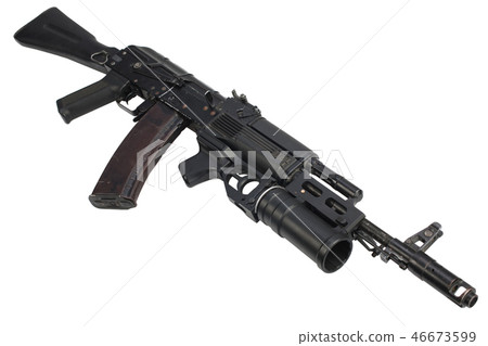 modern kalashnikov AK 74M assault rifle modern kalashnikov AK 74M assault rifle 46673599