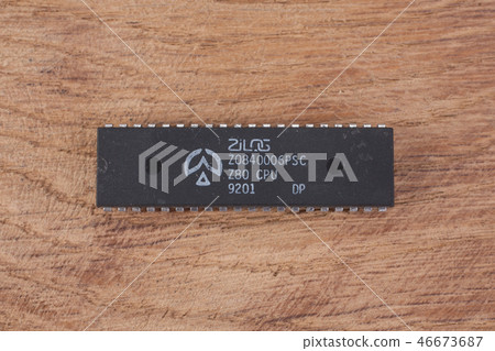 Zilog Z80 processor. Zilog Z80 processor. 46673687