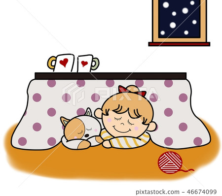 Kotatsu(女孩)有背景 Kotatsu(女孩)有背景 46674099