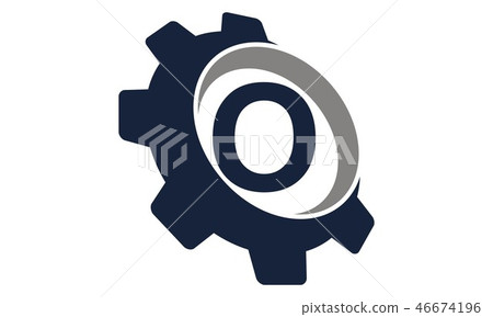 Gear Logo Letter O Gear Logo Letter O 46674196