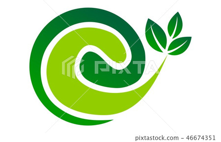 Letter E Leaf Letter E Leaf 46674351