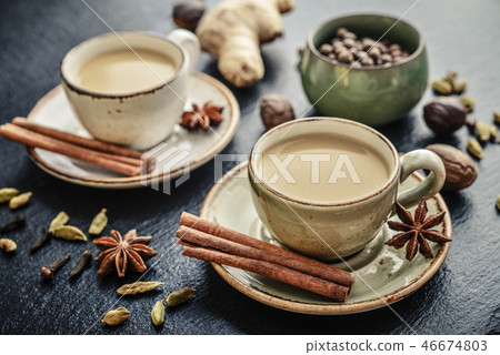 masala chai tea masala chai tea 46674803