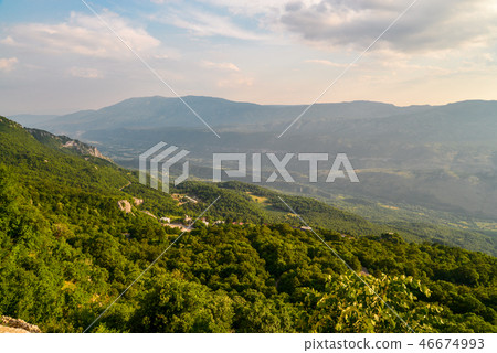 View on mountains from Ostrog monastery 46674993