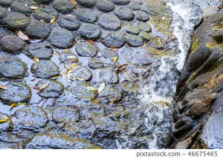stone carvings in the river at Kbal Spean stone carvings in the river at Kbal Spean 46675465