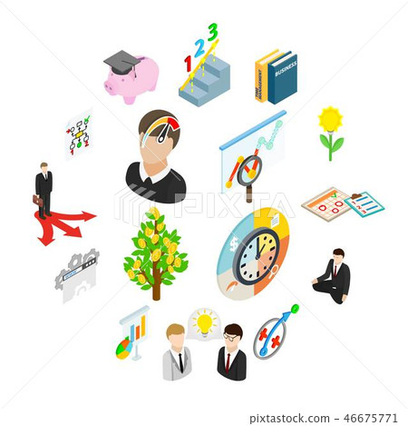 Business planning icons set Business planning icons set 46675771