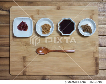Korean traditional sauce Soy sauce, miso, red pepper paste 46676983