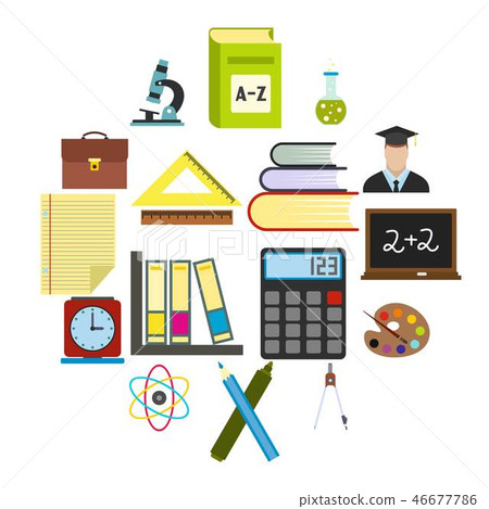 Education flat icons Education flat icons 46677786