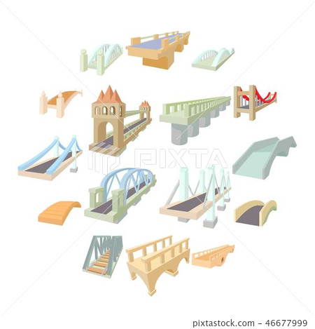 Bridge set icons 46677999