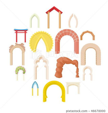 Arch icons set Arch icons set 46678000