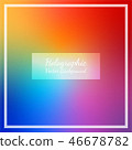 Abstract Hologram Rainbow Square Background 46678782