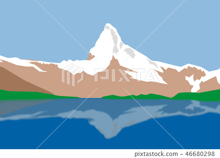 Matterhorn illustration 46680298