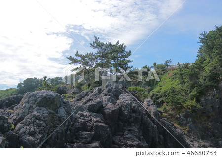 Fangpu Duck, Coast, Cliff, Lava, Fangpu Duck, Coast, Cliff, Lava, 46680733