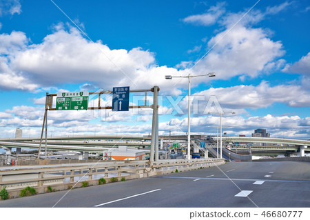 [Expressway (Hanshin Expressway No. 2.5 Wangan Line North Port Junction)] 46680777