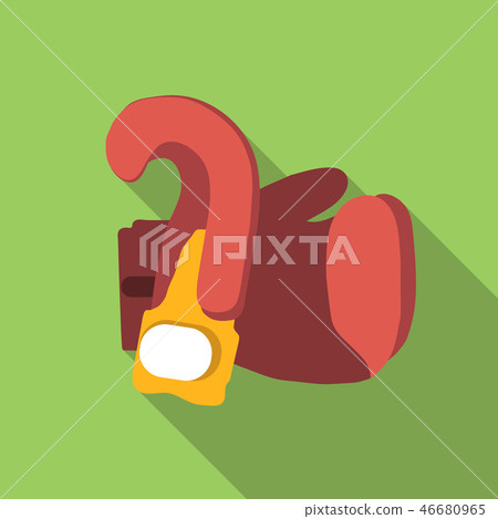 Boxing gloves flat icon Boxing gloves flat icon 46680965