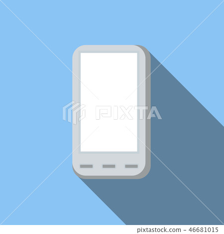 Smartphone flat icon Smartphone flat icon 46681015