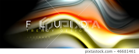 Creative line art. Banner background. Abstract motion. Graphic modern pattern. Abstract business 46681461