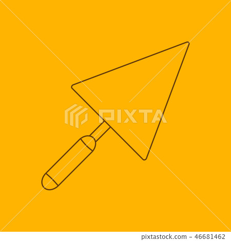 Trowel line icon 46681462