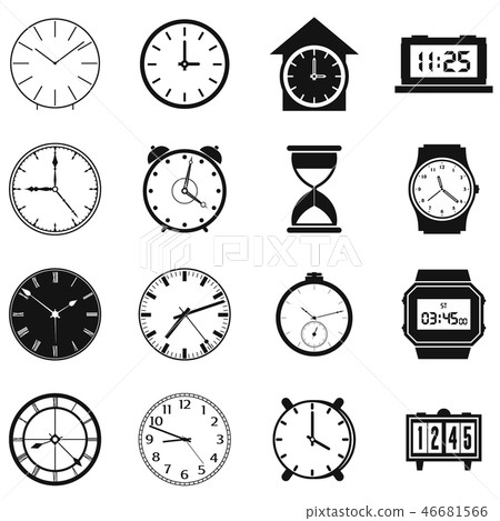 Clocks set Clocks set 46681566