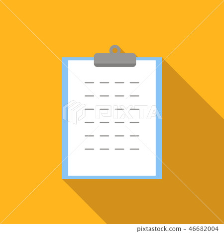 Form flat icon 46682004