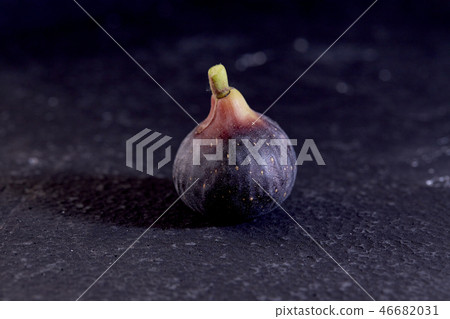 Fresh figs on black background 46682031