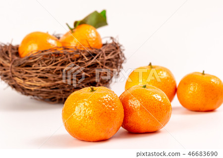 Fresh granulated tangerine Fresh granulated tangerine 46683690