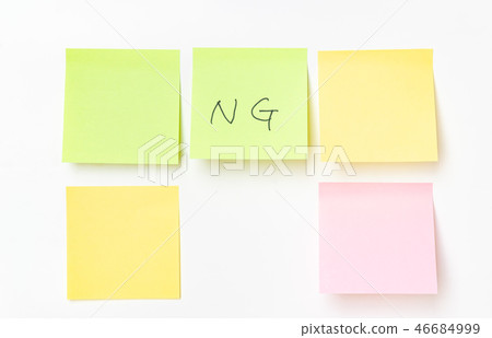 粘滯便箋NG粘滯便箋粘貼消息 46684999