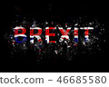 Exploding Brexit Text in Union Jack colours 46685580