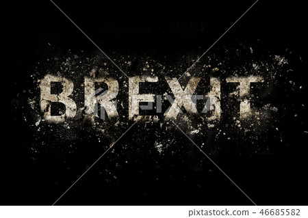 Exploding Brexit Text Exploding Brexit Text 46685582