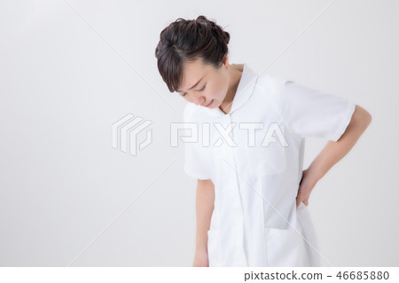 A lady in white 46685880