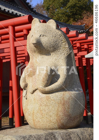 “Yashima Tasaburo-an”（Yajima-ji寺/鹿兒島縣高松市Yajima Higashimachi Jiyajima-an）的石像 46686196