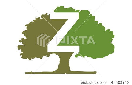 Oak Tree Letter Z 46688540
