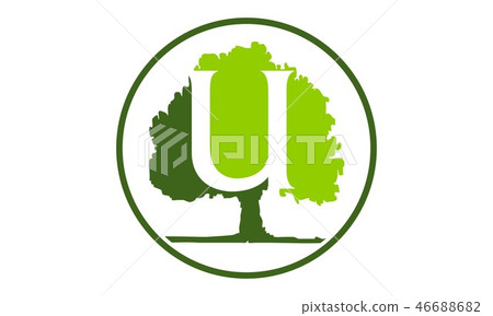 Oak Tree Letter U Oak Tree Letter U 46688682
