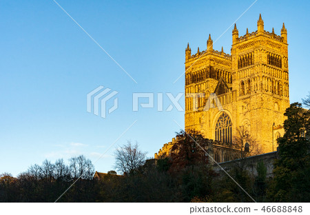 Durham Castle and Durham Cathedral in Durham, England England 46688848