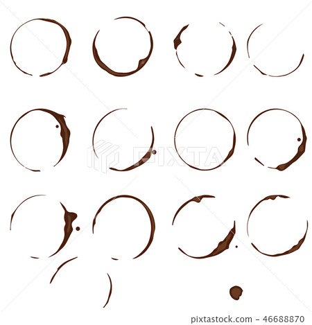 Splashes of coffee cup 46688870