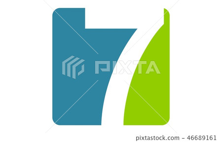 Modern Logo Number 7 46689161