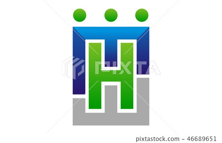 Letter H M W Teamwork Modern 46689651