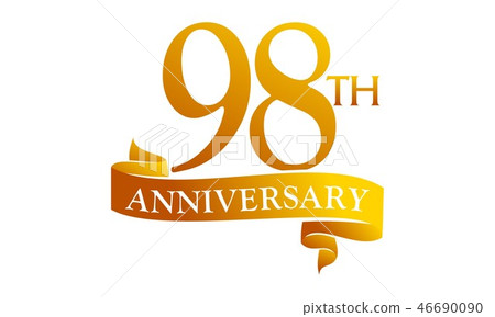 98 Year Ribbon Anniversary 46690090